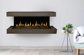 Modern Flames Orion Heliovision 60" Electric Fireplace Wall Mount Studio Suite, Driftwood Grey (WSS-OR60-DW)